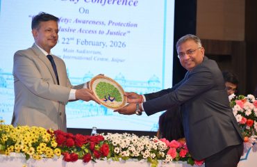 Valedictory Session on 22th Feburary, 2026 of Three Days Conference on “Cyber Safety: Awareness, Protection and Inclusive Access to Justice”