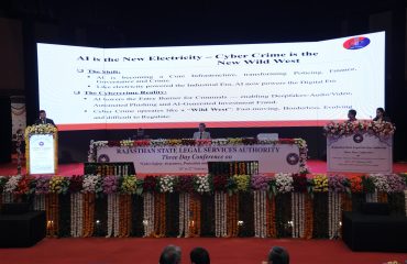 Valedictory Session on 22th Feburary, 2026 of Three Days Conference on “Cyber Safety: Awareness, Protection and Inclusive Access to Justice”