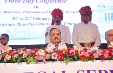 Inaugural Session on 20th Feburary, 2026 of Three Days Conference on “Cyber Safety: Awareness, Protection and Inclusive Access to Justice”