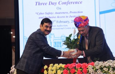 Valedictory Session on 22th Feburary, 2026 of Three Days Conference on “Cyber Safety: Awareness, Protection and Inclusive Access to Justice”