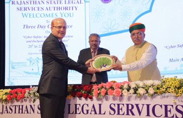 Valedictory Session on 22th Feburary, 2026 of Three Days Conference on “Cyber Safety: Awareness, Protection and Inclusive Access to Justice”