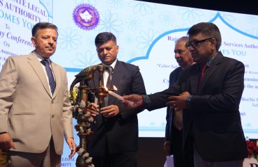 Valedictory Session on 22th Feburary, 2026 of Three Days Conference on “Cyber Safety: Awareness, Protection and Inclusive Access to Justice”