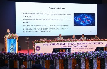 Working Session on 21th Feburary, 2026 of Three Days Conference on “Cyber Safety: Awareness, Protection and Inclusive Access to Justice”