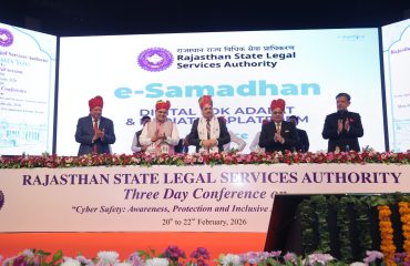 Inaugural Session on 20th Feburary, 2026 of Three Days Conference on “Cyber Safety: Awareness, Protection and Inclusive Access to Justice”