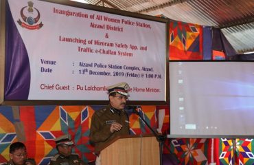 Speech presented by Shri S.B.K Singh IPS, DGP Mizoram
