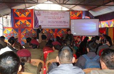 Dr. Ram Krushna Das State Informatics Officer, NIC Mizoram highlighted the Technical aspects on e-Challa