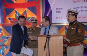 SIO NIC Mizoram felicitated by the Hon’ble Home Minister Mizoram