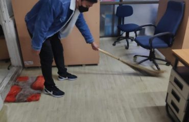 Cleaning work at Aizawl