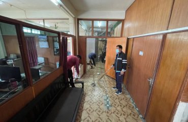Cleaning work at Lunglei
