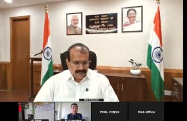 Picture of Chief Guest Hon’ble Minister of State Shri George Kurian for Minority Affairs and Fisheries