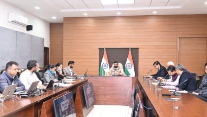 Review of Samadhan Grievances with District authorities.