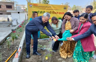 USERC Organizes Fourth Kheti - Badi Diwas Program on Basant Panchami Festival