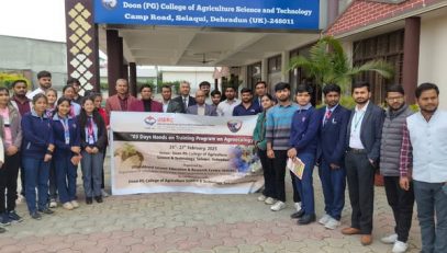 Three Day Hands On Training Program on Agroecology