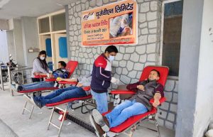 blood donation camp in ujvnl