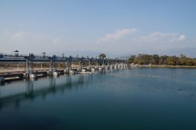 SIDE VIEW OF ASAN BARRAGE