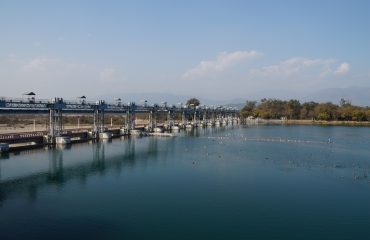 SIDE VIEW OF ASAN BARRAGE