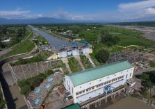 BIRD EYE VIEW OF DHAKRANI HEP;?>
