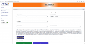 NPCI aadhar seeding Process