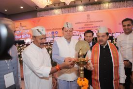 Hon'ble CM,Shri Pushkar Singh Dhami and Union Minister Dr. Virendra Kumar , Chintan Shivir 2025,,Dehradun,Uttarakhand