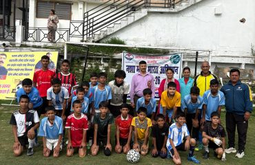 On 17th June 2025, the Social Welfare Department, Almora, held a football competition to raise awareness about drug abuse among students.