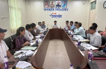 Review meeting of the departmental schemes