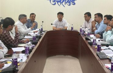 Review meeting of the departmental schemes
