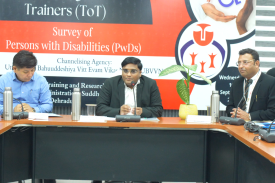 training of trainers regarding divyang survey.