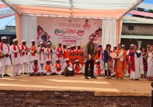 The district administration in Almora organized a three-day (March 9-11, 2025) drug-free Holi festival, which was inaugurated by Honorable Union Minister of State Ajay Tamta.;?>