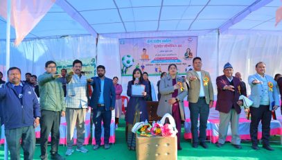 On 14th November 2025, State Level Football Competition 2025 was organized at Kandolia Ground, Pauri under the Quit Addiction, Join Sports Campaign