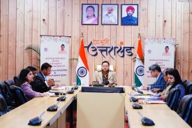 5 फरवरी 2026 को पेंशन किश्त का वितरण कार्यक्रम में माननीय मुख्यमंत्री द्वारा वन क्लिक के माध्यम से लाभार्थियों के खाते में पेंशन की राशि हस्तांतरित की।