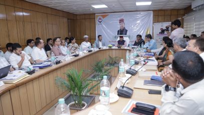 Departmental review meeting chaired by Hon'ble Minister, Social Welfare