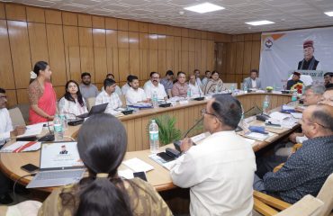 Departmental review meeting chaired by Hon'ble Minister, Social Welfare