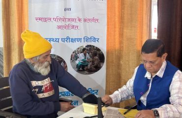 Health camp organized under Project Smile