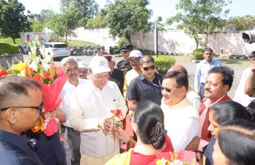 Visit of the Hon’ble Chief Minister