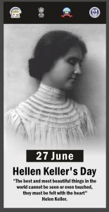 Hellen Keller Day 27 June 2025