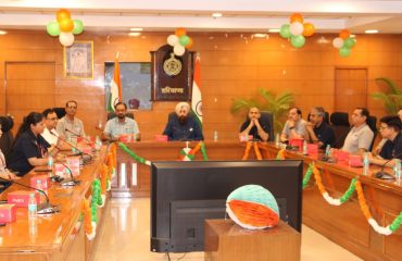 हरियाणा के नेशनल इंफॉर्मेटिक्स सेंटर में स्वतंत्रता दिवस समारोह आयोजित किया गया।