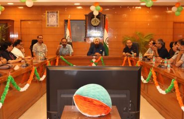 हरियाणा के नेशनल इंफॉर्मेटिक्स सेंटर में स्वतंत्रता दिवस समारोह आयोजित किया गया।