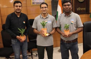 हरियाणा के नेशनल इंफॉर्मेटिक्स सेंटर में स्वतंत्रता दिवस समारोह आयोजित किया गया।