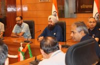 हरियाणा के नेशनल इंफॉर्मेटिक्स सेंटर में स्वतंत्रता दिवस समारोह आयोजित किया गया।