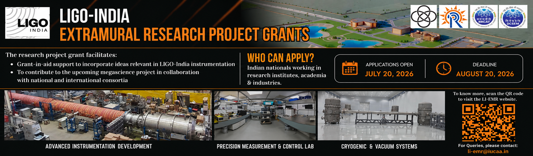 LIGO INDIA EXTRAMURAL RESEARCH PROJECTS (1st CALL)