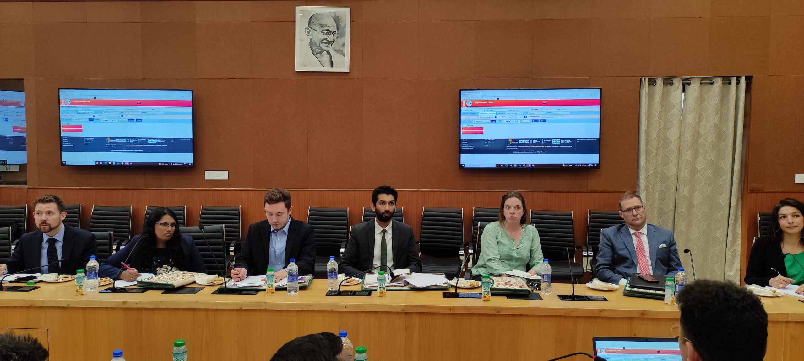 Visit of UK Delegation to DOJ for study on eCourts Mission Mode Project and NJA (23th May, 2022)