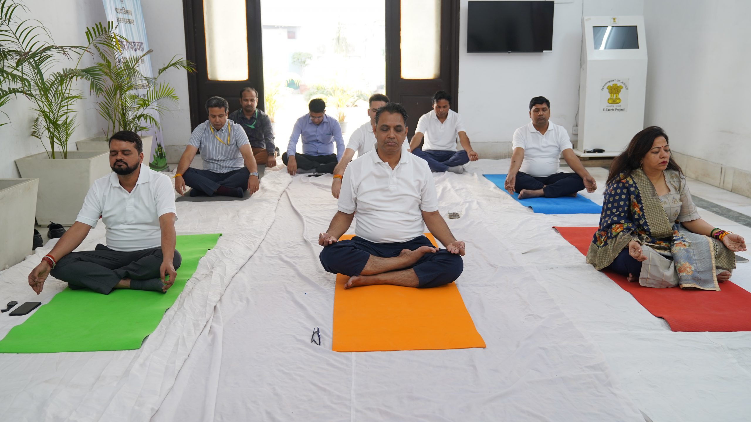 Yoga Session at Department of Justice (2nd April, 2025)