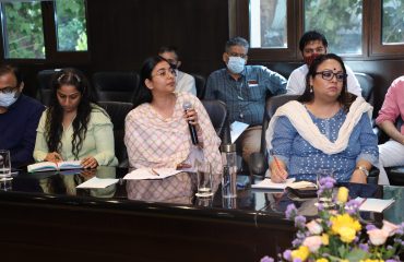 Interaction by the Hon’ble Ministers with the Officers/Staff of Department (12th Oct, 2021)