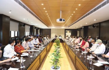 Interaction by the Hon’ble Ministers with the Officers/Staff of Department (12th Oct, 2021)