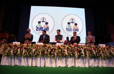 Release of New Logo on 'Tele-Law' in English and Hindi