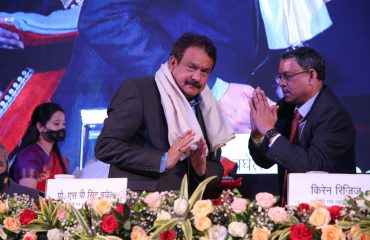 Felicitation of Prof. S P Singh Baghel, Hon'ble MoS Law & Justice
