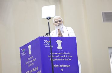 Joint Conference of Chief Ministers and Chief Justices held on 30.04.2022 at Vigyan Bhawan
