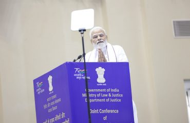 Joint Conference of Chief Ministers and Chief Justices held on 30.04.2022 at Vigyan Bhawan