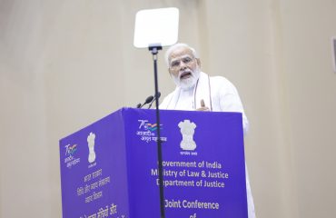 Joint Conference of Chief Ministers and Chief Justices held on 30.04.2022 at Vigyan Bhawan