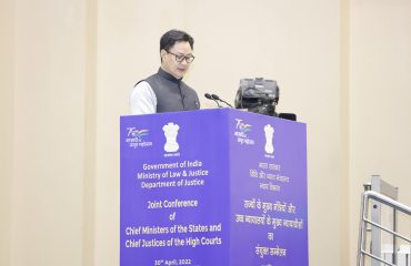 Joint Conference of Chief Ministers and Chief Justices held on 30.04.2022 at Vigyan Bhawan